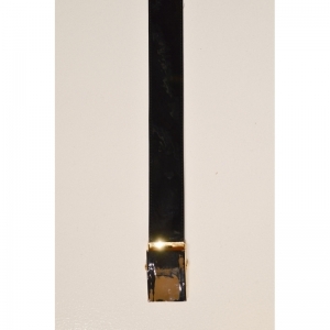 BELT IN PATENT LEATHER RX814-1 BLACK