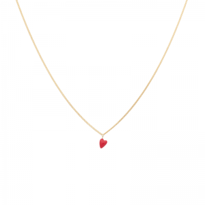 Heart Beat Necklace Silver Gol 25165250 Red