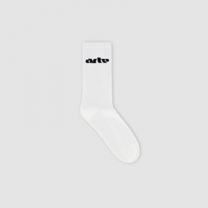 Arte Logo Horizontal Socks - White