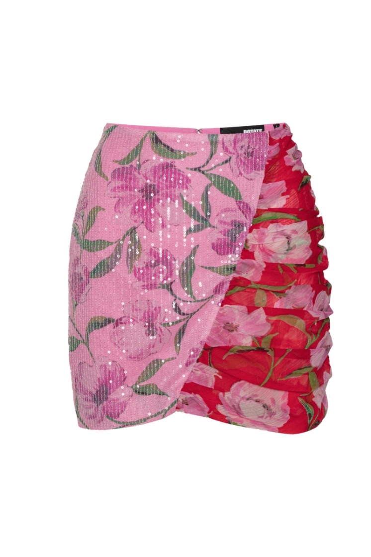 Printed Mini Skirt 14-2311 Wildeve