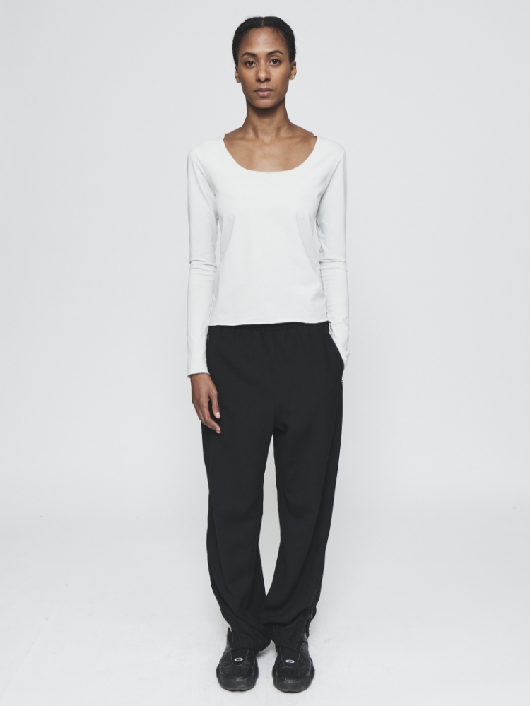 TAILORED WARM-UP PANT BLACK