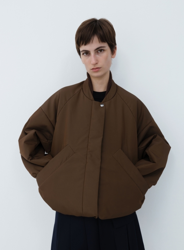 Oversized bomber nylon breen breen