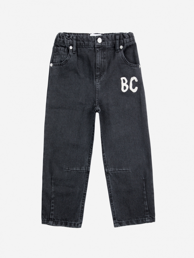 B.C Shadow denim baggy pants 1 BLACK