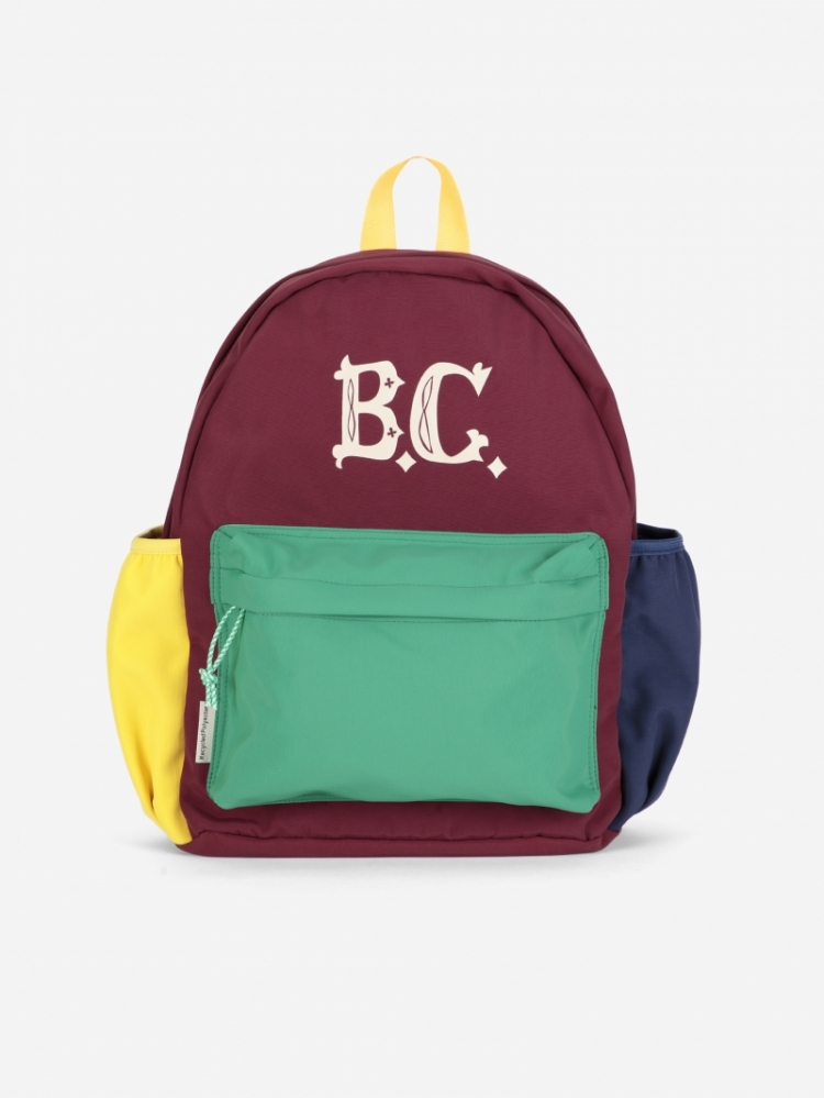 B.C Vintage color block backpa 991 MULTICOLOR