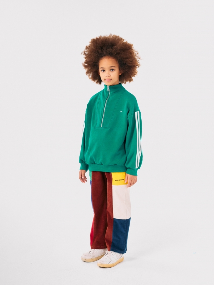 B.C zipped sweatshirt 311 GREEN