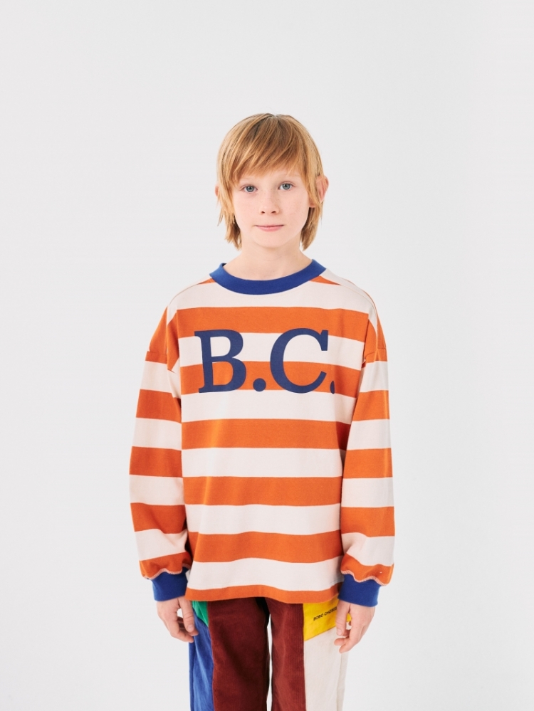 BC Stripes T-shirt 811 ORANGE