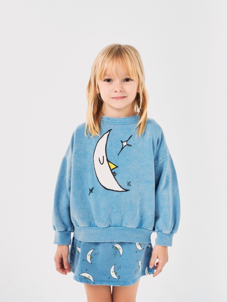 Beneath the Moon sweatshirt 451 LIGHT BLUE