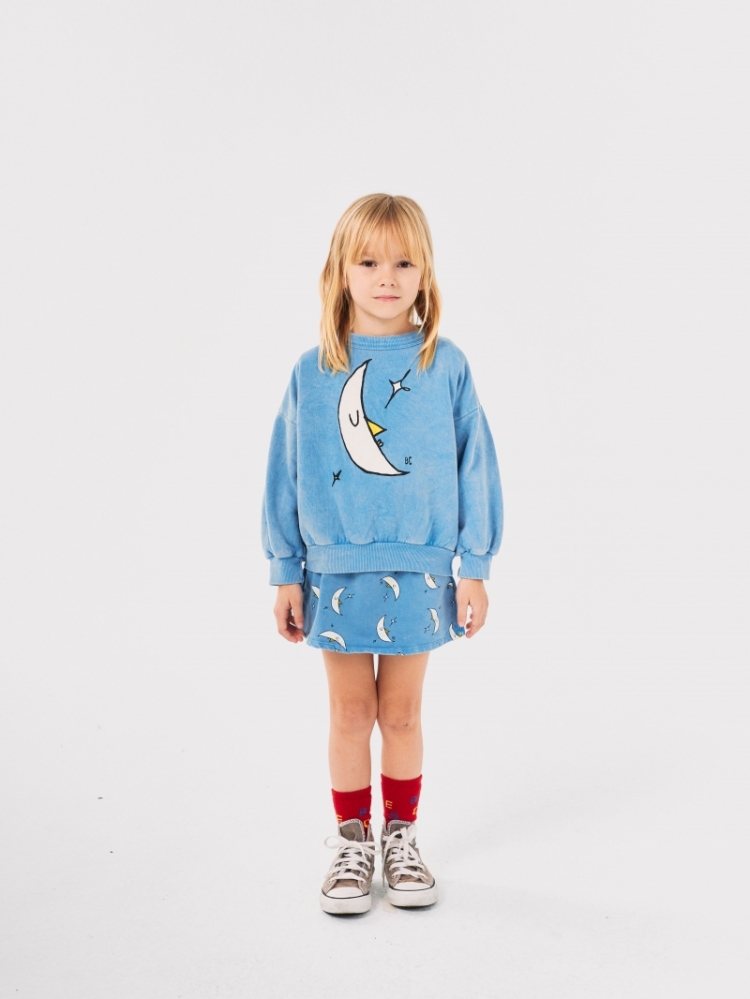 Beneath the Moon sweatshirt 451 LIGHT BLUE