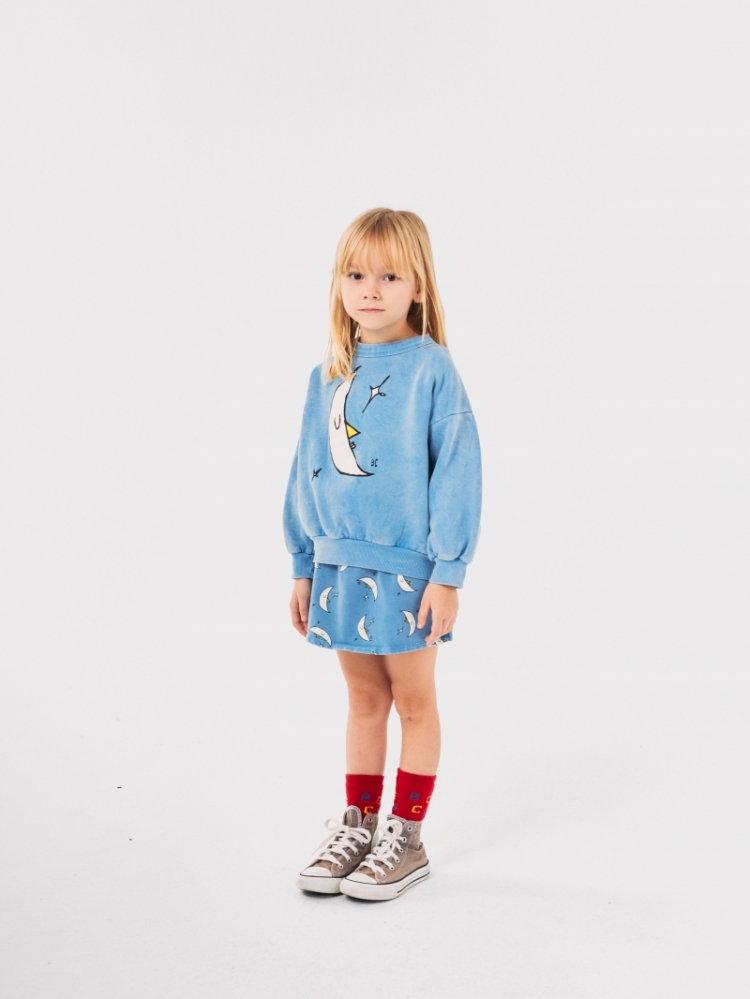 Beneath the Moon sweatshirt 451 LIGHT BLUE