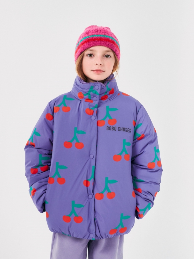 Bobo Cherry all over anorak 551 LAVENDER