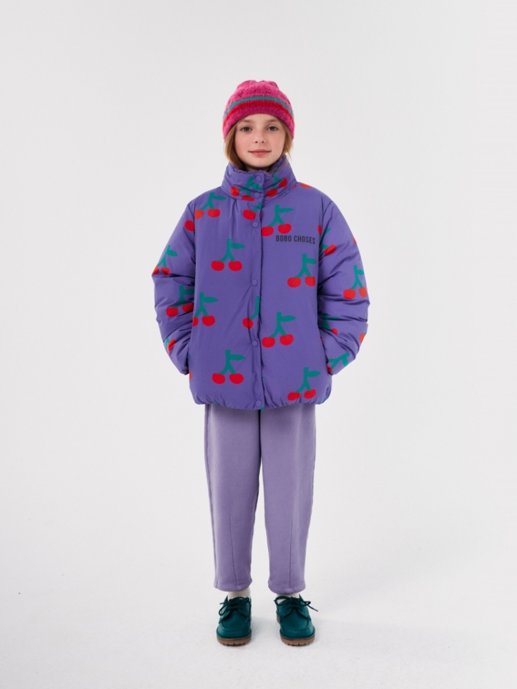 Bobo Cherry all over anorak 551 LAVENDER