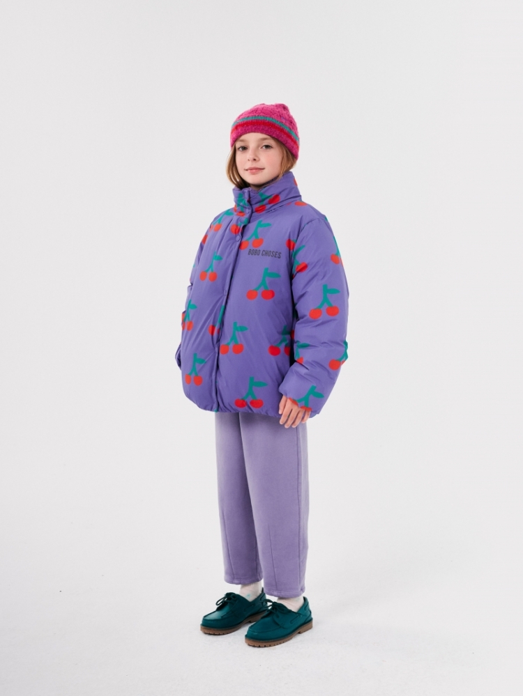 Bobo Cherry all over anorak 551 LAVENDER