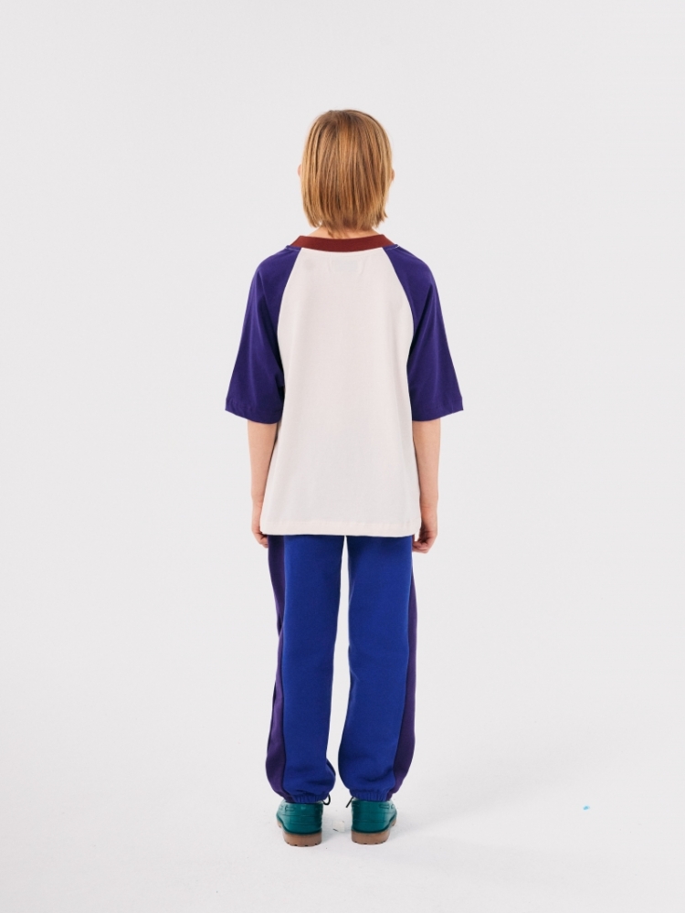 Bobo Choses color block pants 421 BLUE