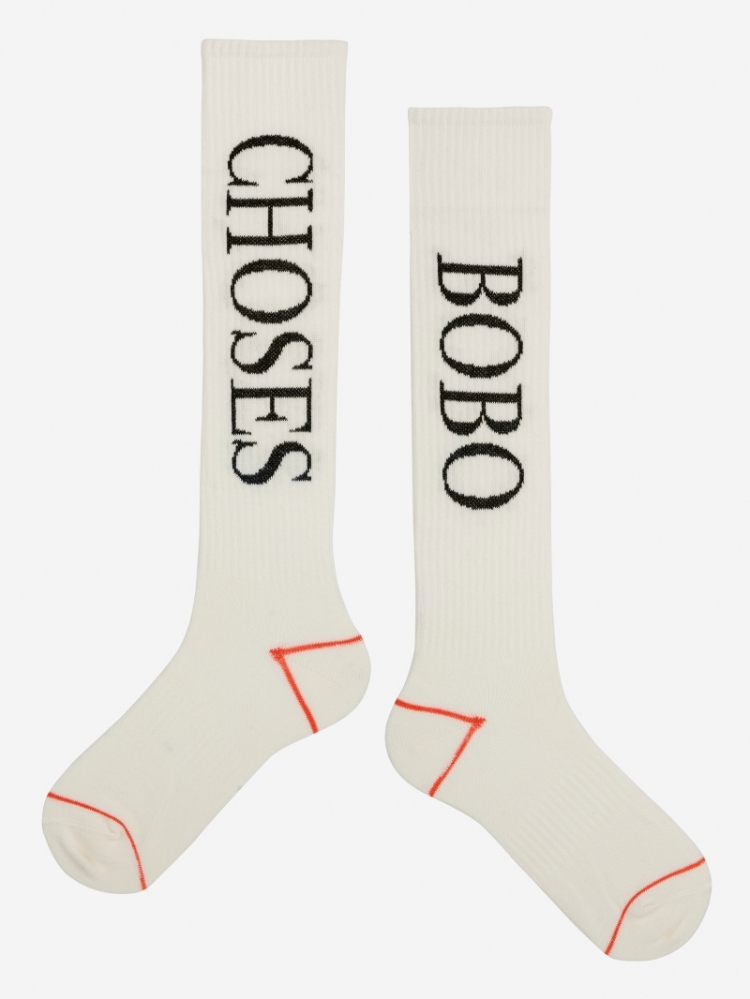 Bobo Choses extra long socks 101 WHITE