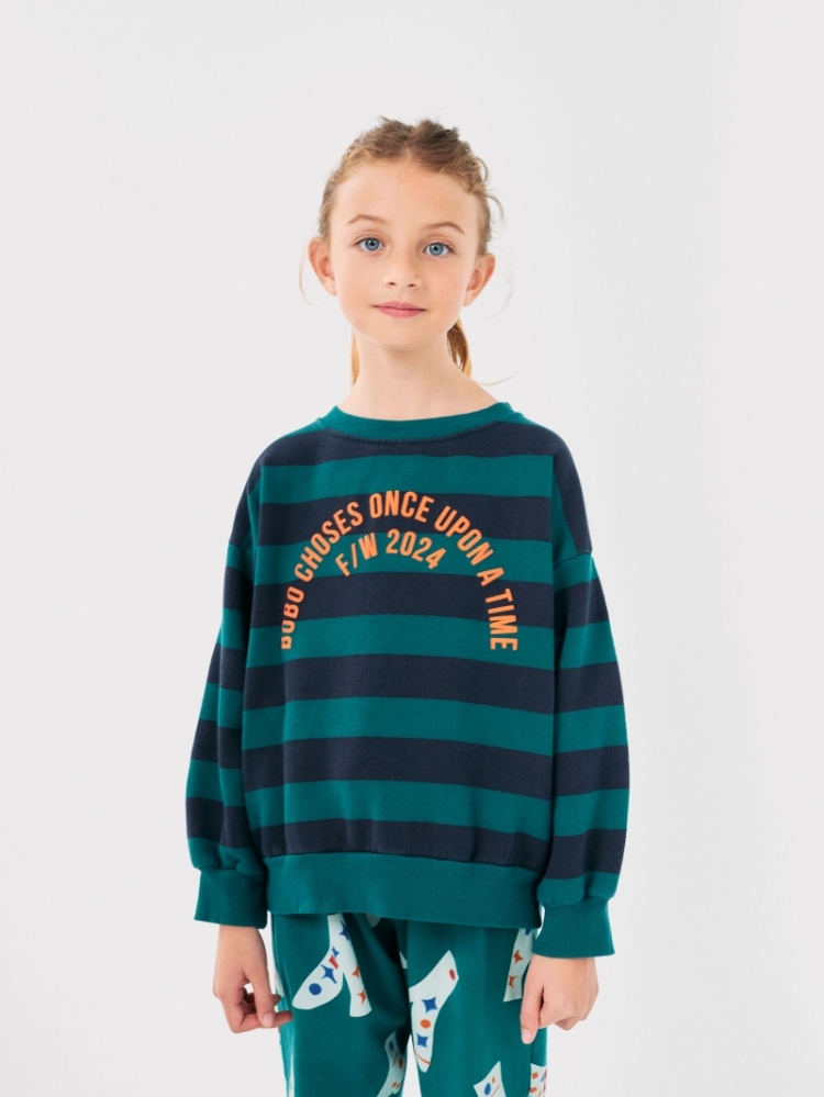 Bobo Circle stripes sweatshirt 401 MIDNIGHT BL