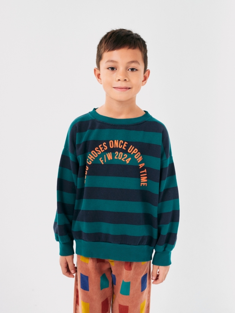 Bobo Circle stripes sweatshirt 401 MIDNIGHT BL