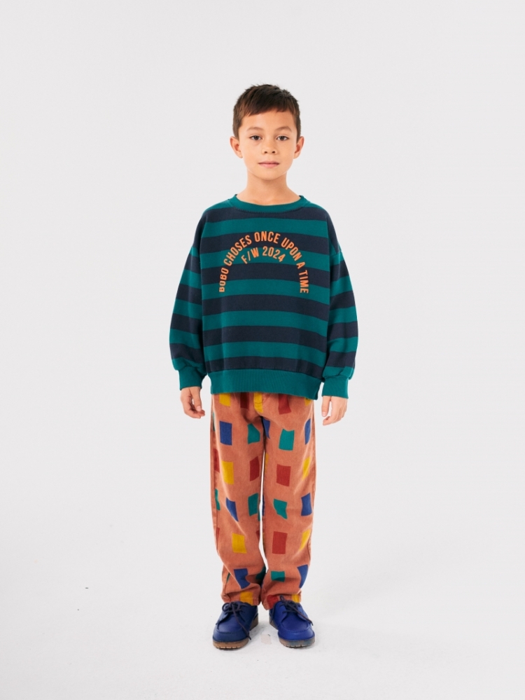 Bobo Circle stripes sweatshirt 401 MIDNIGHT BL