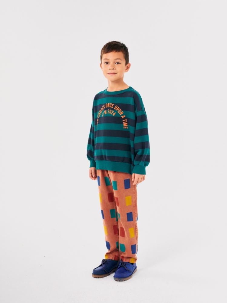 Bobo Circle stripes sweatshirt 401 MIDNIGHT BL