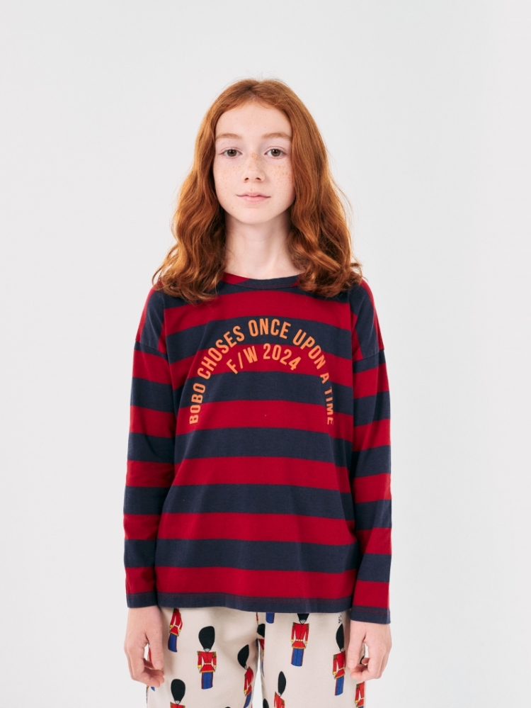 Bobo Circle stripes T-shirt 611 RED