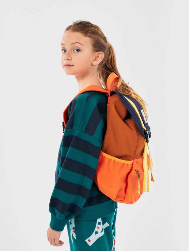 Color Block technic backpack 991 MULTICOLOR