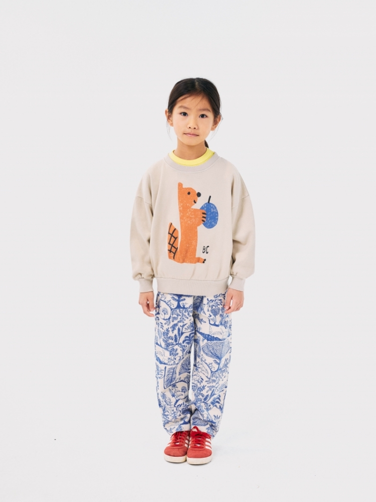 Hungry Squirrel sweatshirt 231 LIGHT BROWN