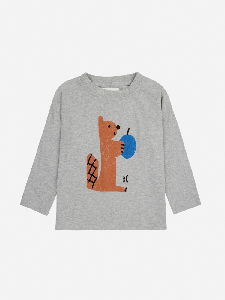 Hungry Squirrel T-shirt 51 LIGHT HEATHE