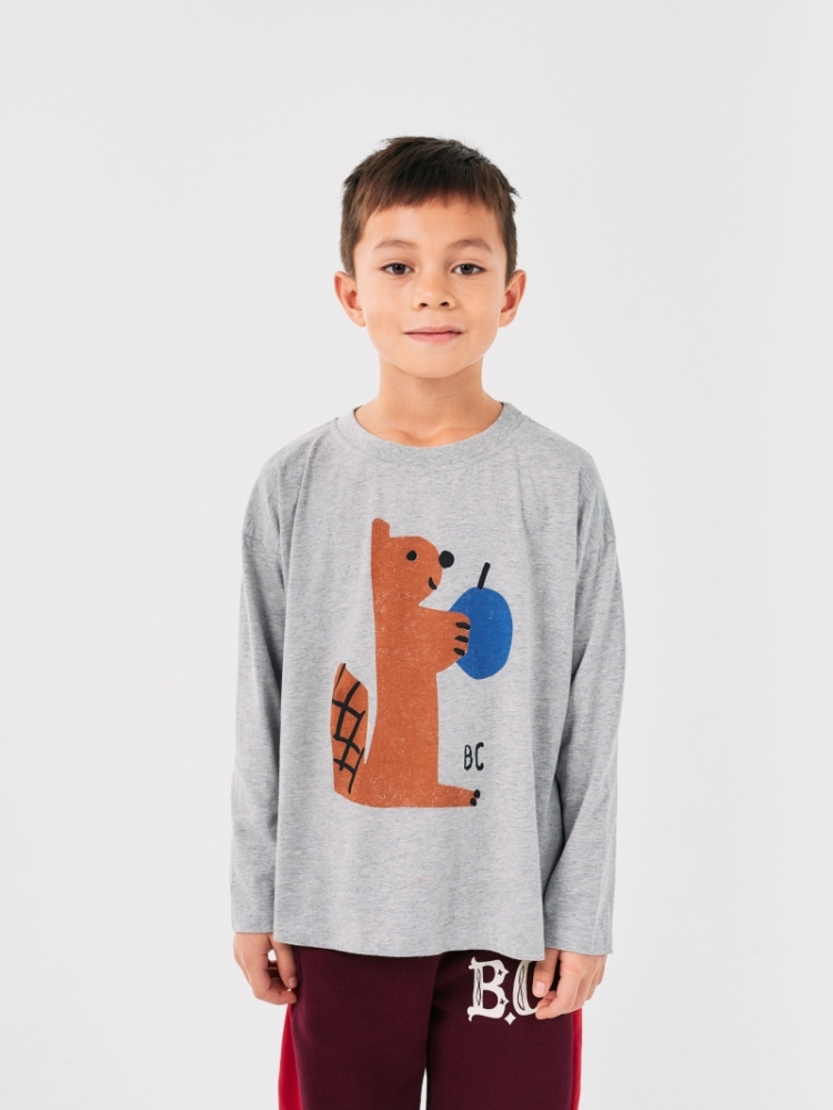 Hungry Squirrel T-shirt 51 LIGHT HEATHE