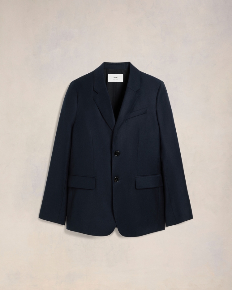 TWO BUTTONS JACKET 430 NIGHT BLUE