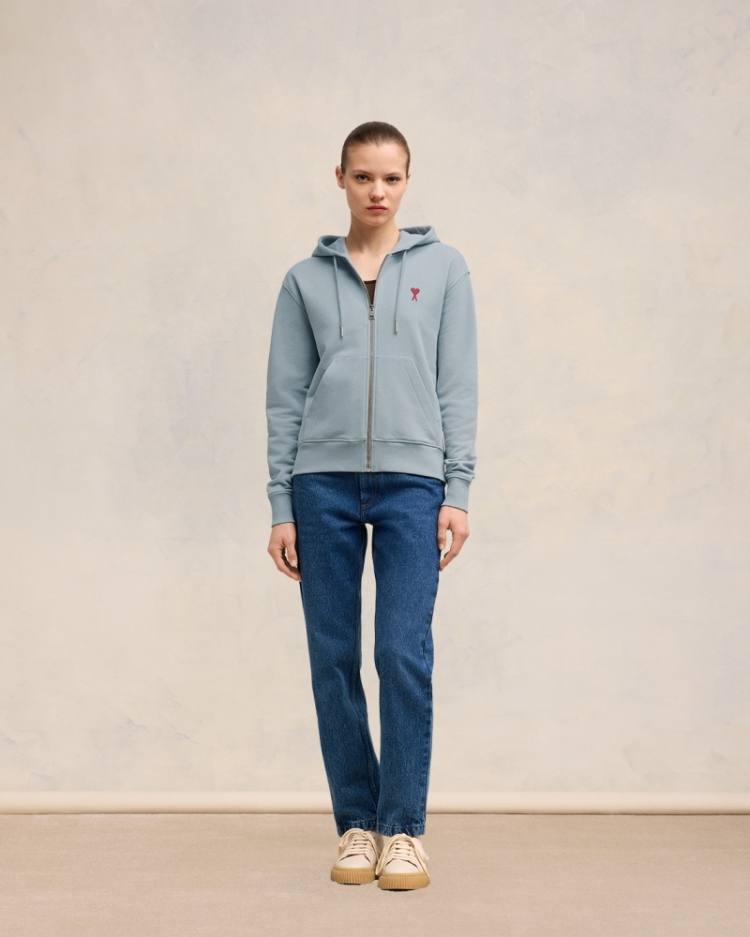 AMI DE COEUR HOODIE 4012 CLAY BLUE