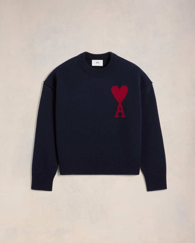 RED ADC SWEATER 414 NAVY/RED