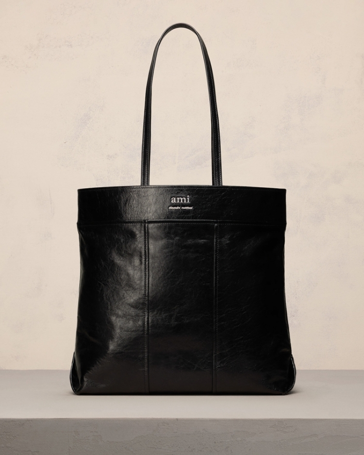 NORTH SOUTH AMI TOTE 1 BLACK