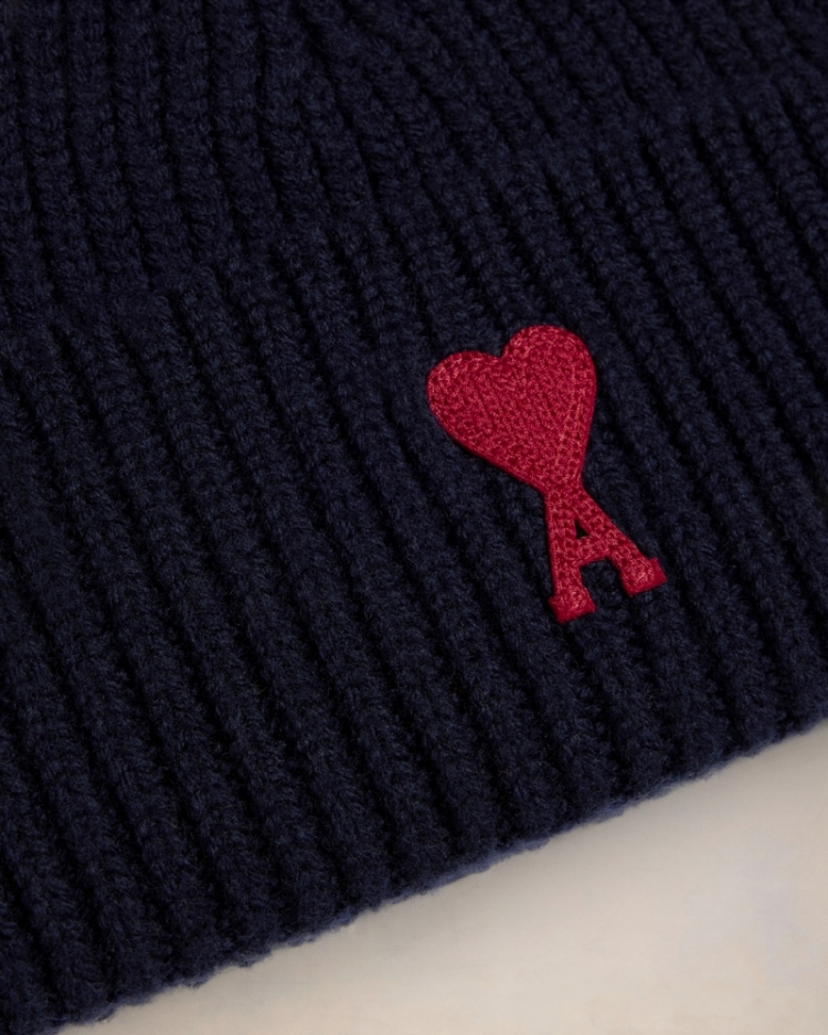 RED ADC BEANIE 414 NAVY/RED