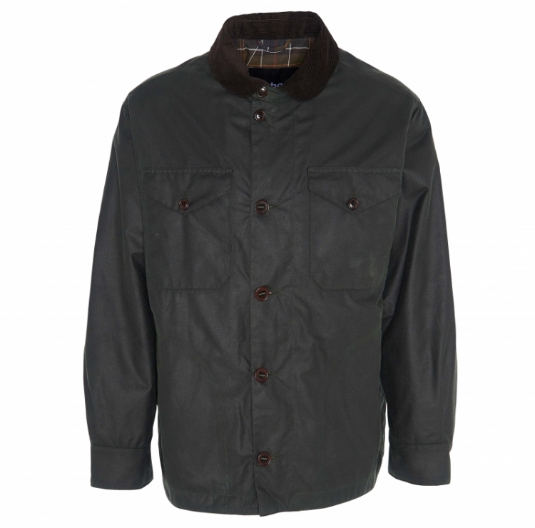 BARBOUR WAX DECK JACKET SG51 SAGE