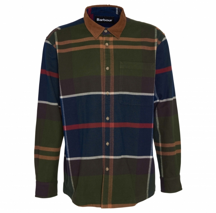 BARBOUR BUSHLANE OS TARTAN SHI TN11 TARTAN