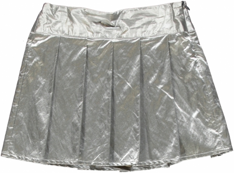 woven skirt 17 SILVER