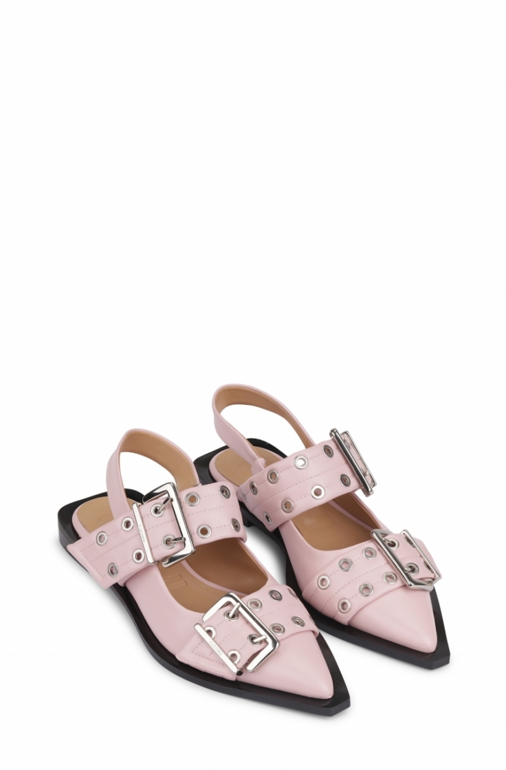 Feminine Buckle Ballerina 868 PINK