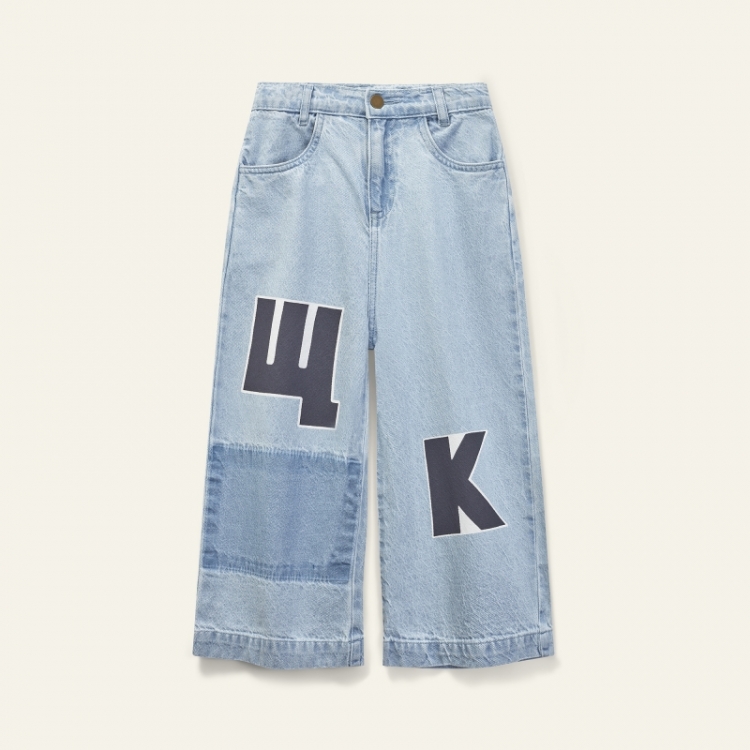 W.K KONS JEAN PALE BLEACH WAS