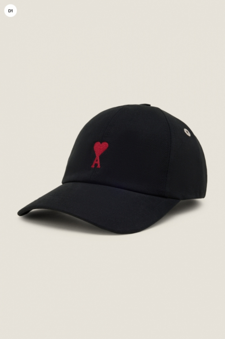 RED ADC EMBROIDERY CAP BLACK/001