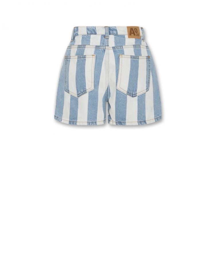 april striped shorts 1020 wash light