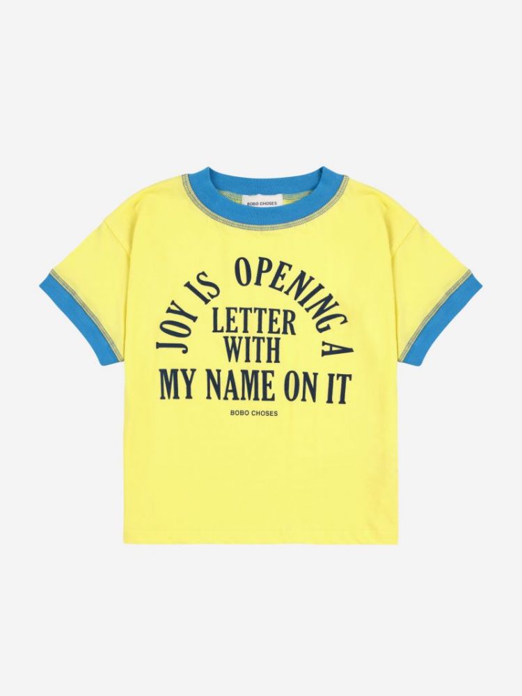Joy Is T-shirt 741 LIGHT YELLO
