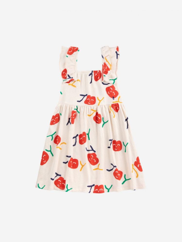 Smiling all over ruffle dress 199 OFFWHITE