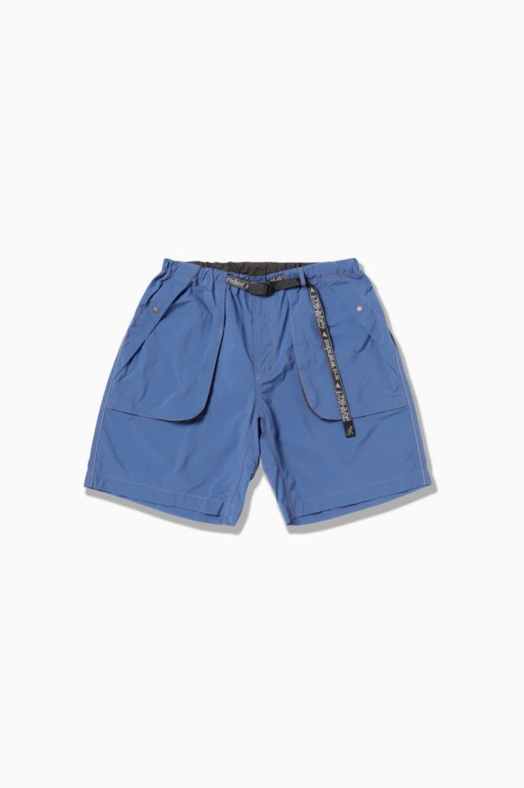 BRUSHED NYLON SHORT BLUE