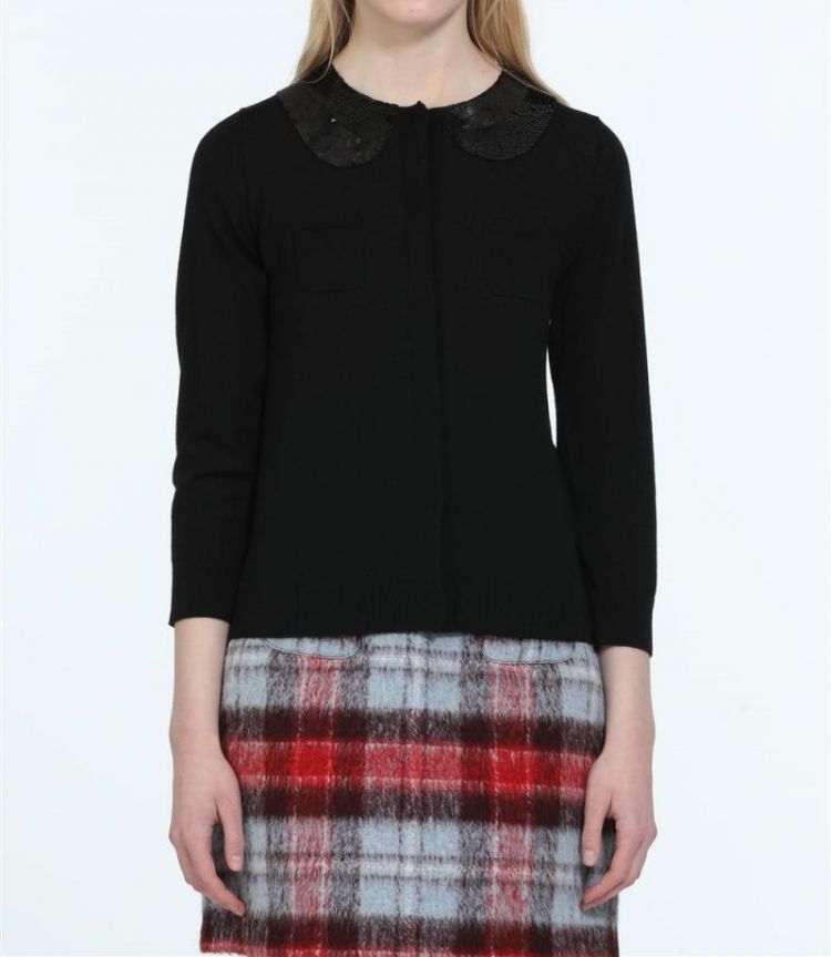 Knitted Cardigan 9000 Black