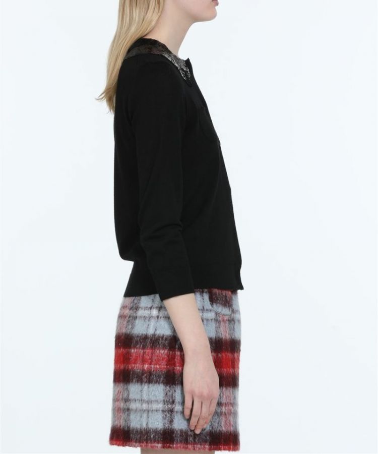 Knitted Cardigan 9000 Black