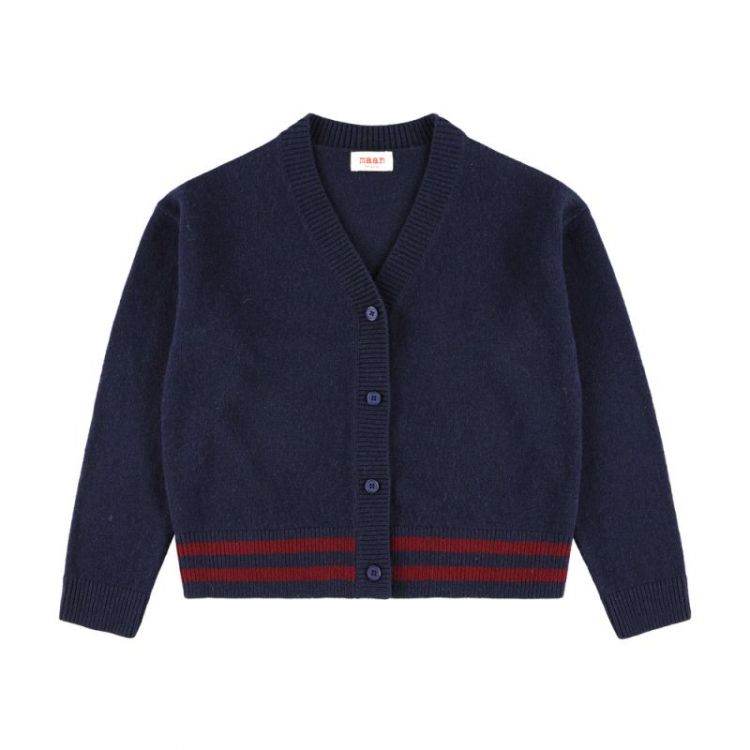 knitted cardigan girls 50 navy