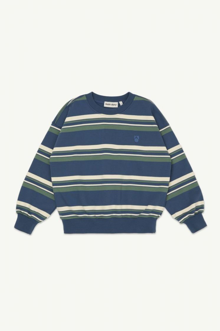 Bubble Sweatshirt - Graystone Blu