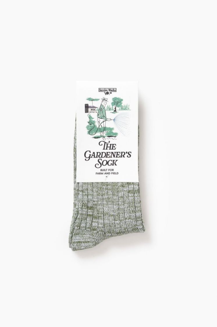 Flecked Socks GRN Green