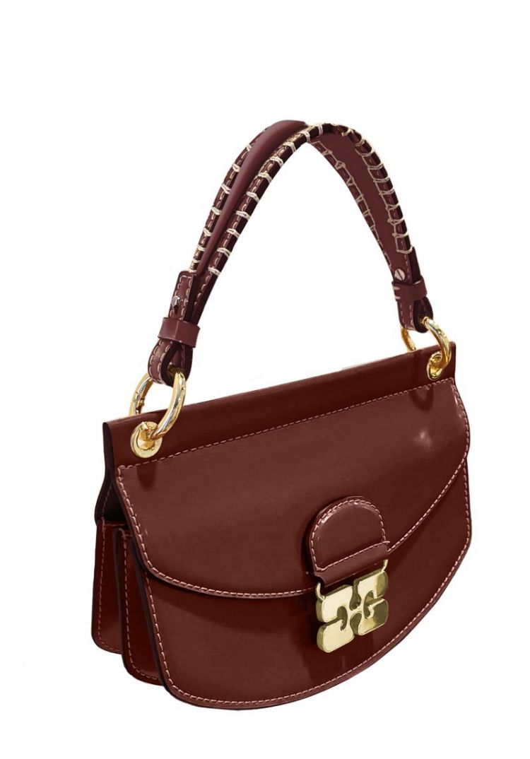 Apo-G Bag Mini Top Handle Box - Tawny Port