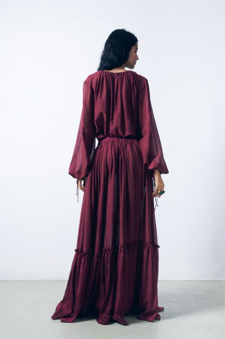 JADE SKIRT PRU PRUNE