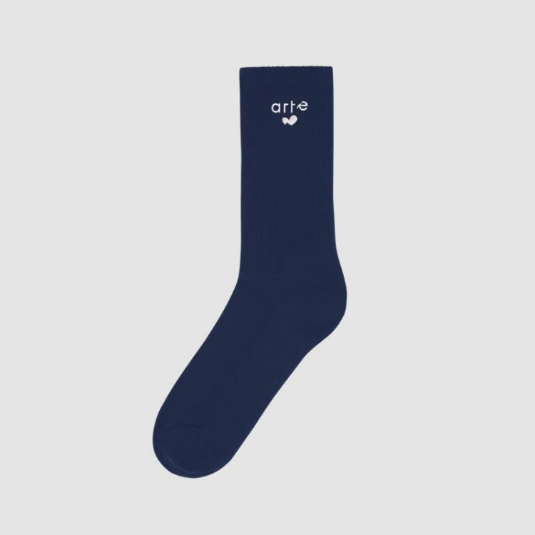 Heart Logo Socks 450 Navy